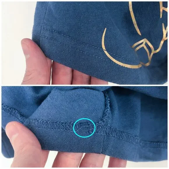 Walt Disney World 50th EARidescent Spirit Jersey Blue Gold Mickey Size Medium - Picture 8 of 16